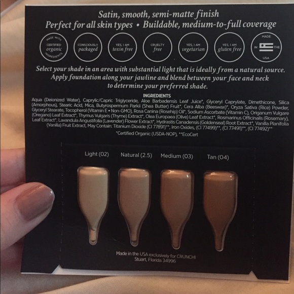 Crunchi Collection Shade Matching Card - Picture 2 of 2