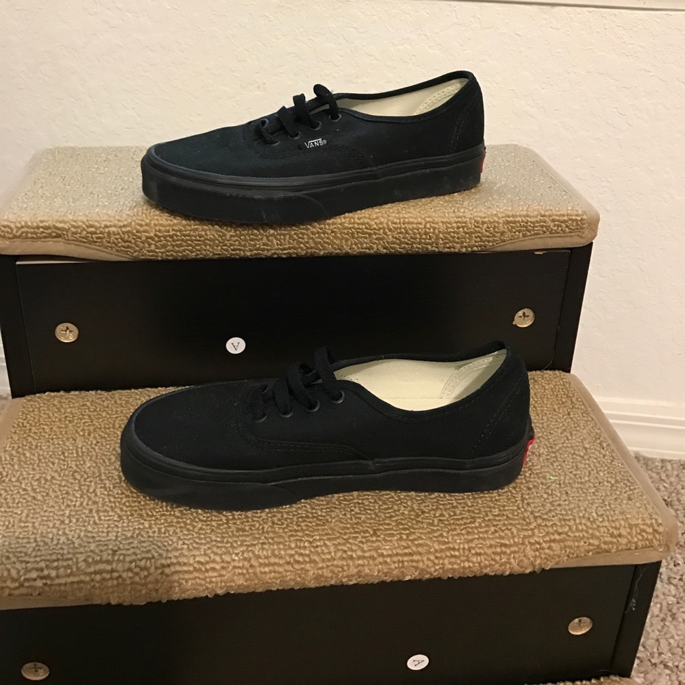 Vans black sneakers