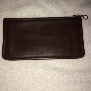Coach leather make up or anything bag