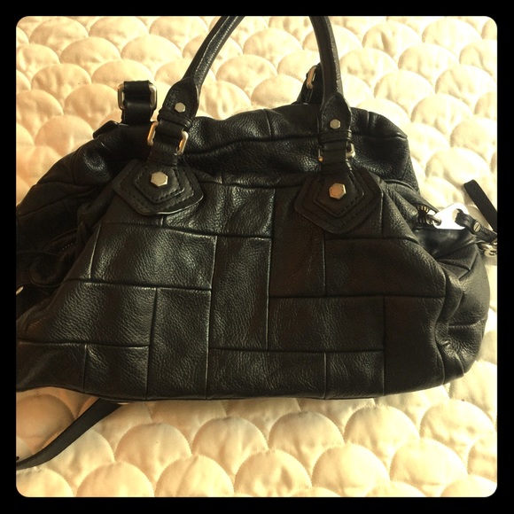 Marc by Marc Jacobs Leather Black Patchwork Bag - Picture 1 of 3