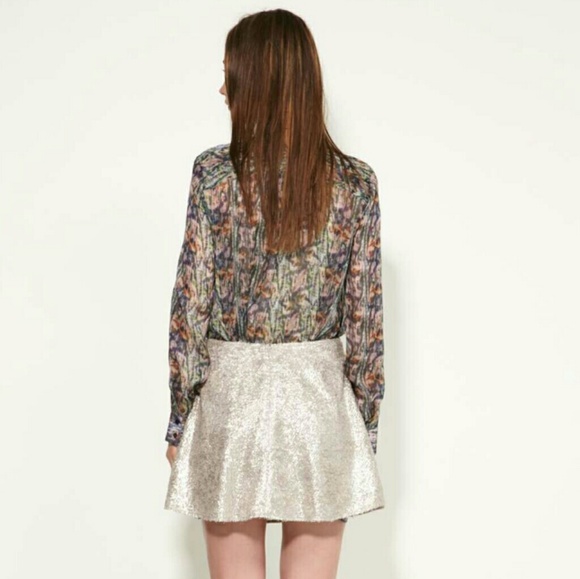 Theyskens' Theory: Metallic Skirt - Picture 2 of 6