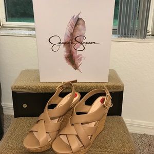 Jessica Simpson wedges