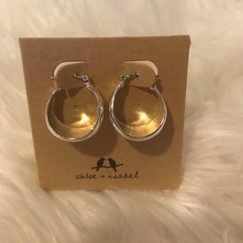 La Lune Sculpted Click- Top Hoop Earrings