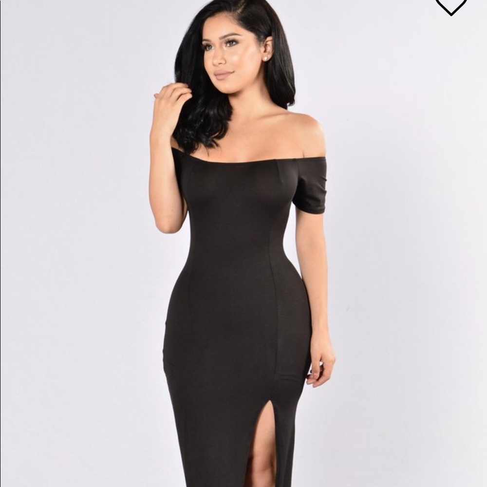 Black Off Shoulder Homecoming Dress
