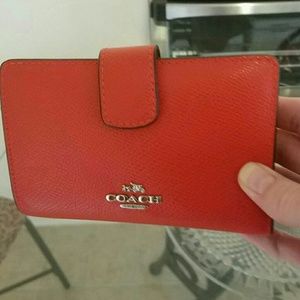 Orange Coach Wallet