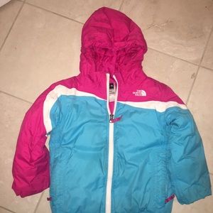 Girls North face winter jacket