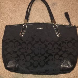 Small black coach bag
