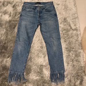 3x1 fringe Denim