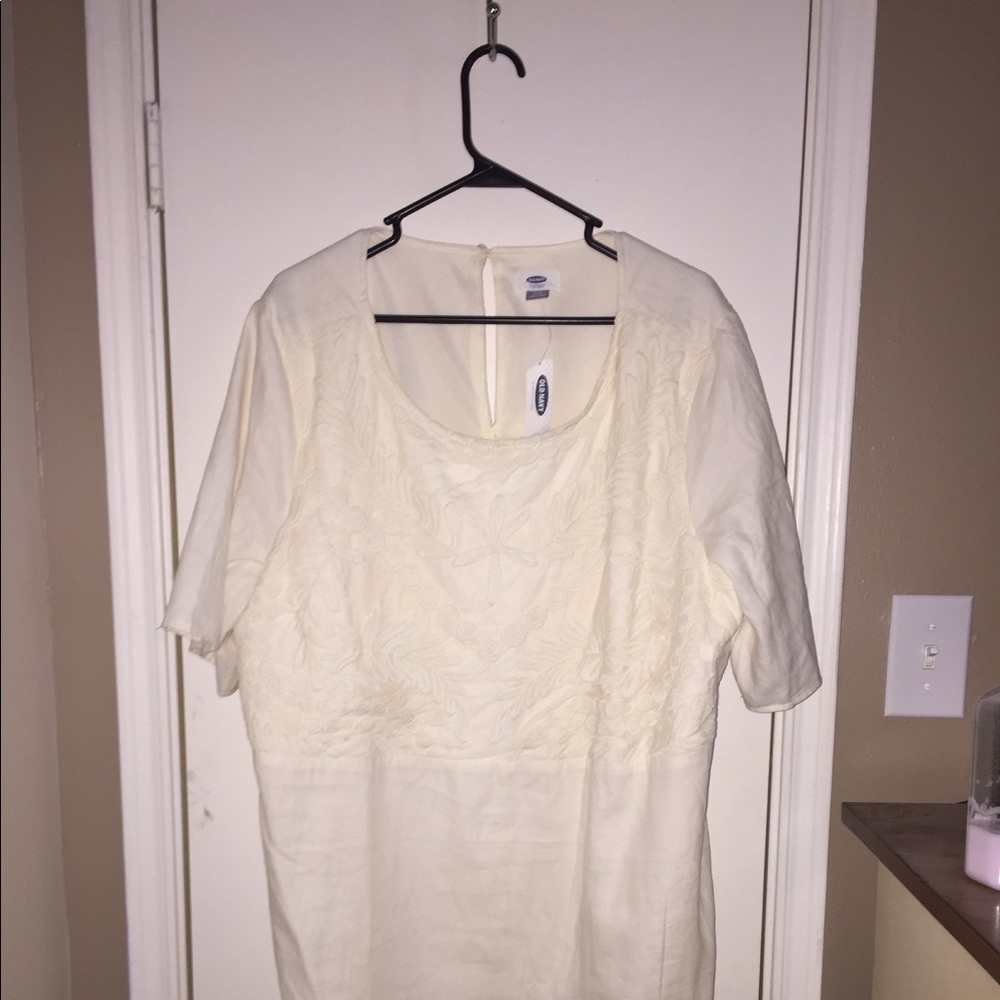 Linen Blind Ivory Dress