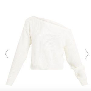 off the shoulder sweater