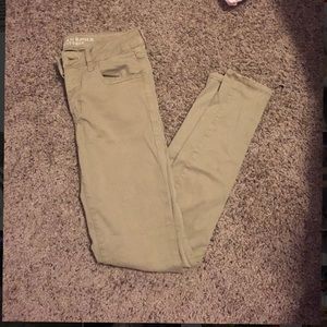 American Eagle Khaki Jeggings
