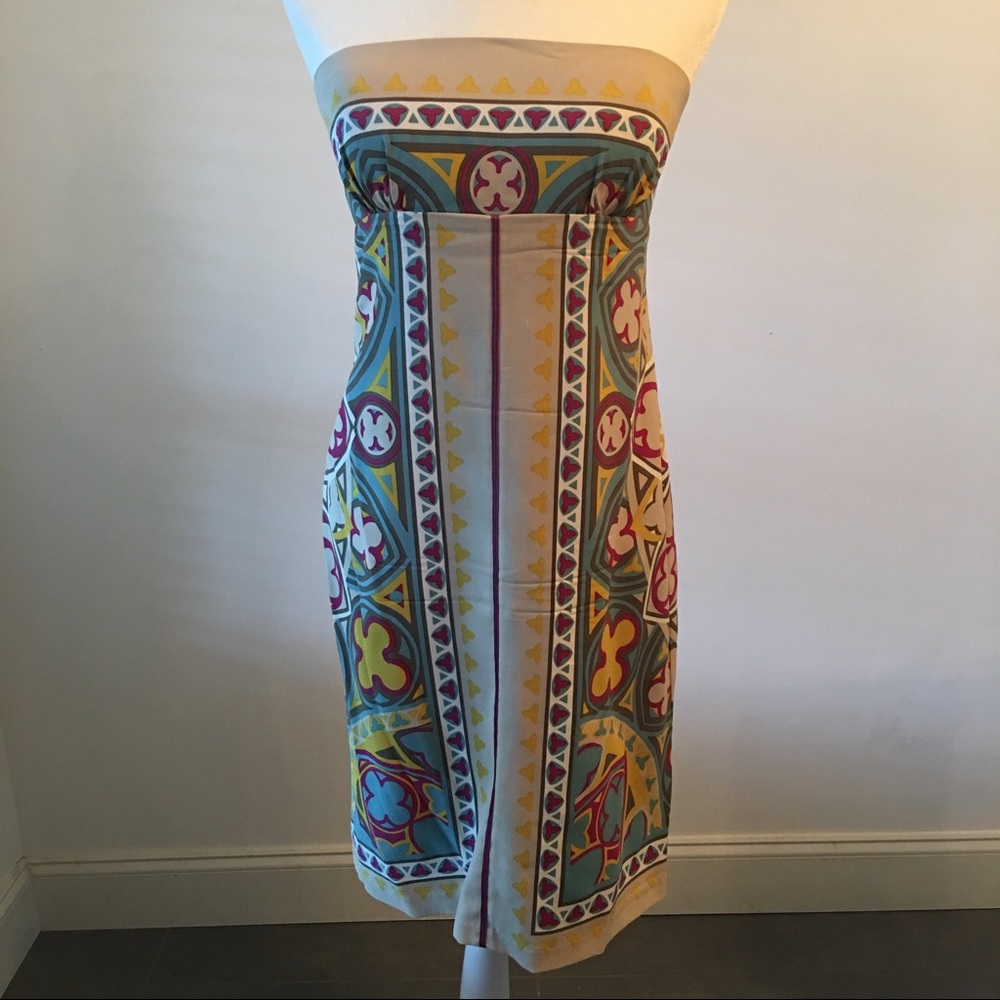 Nicole Miller Collection silk blend dress