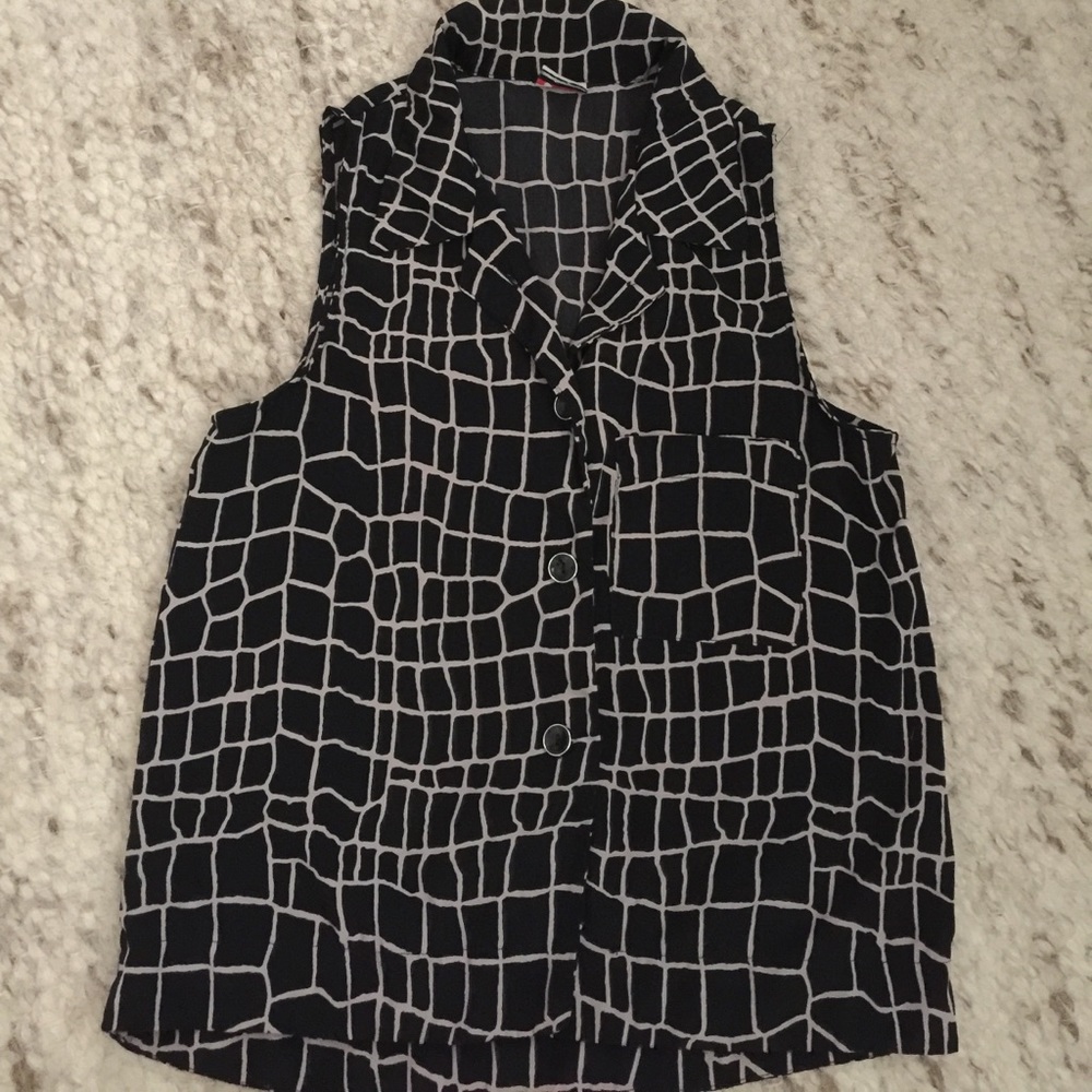 Silk button up