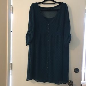 Cute Chiffon Overlay Dress