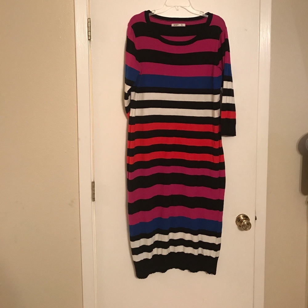 Long sweater dress