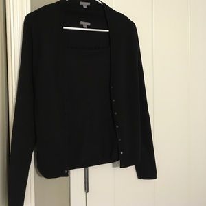 Ann Taylor silk cami/cardigan