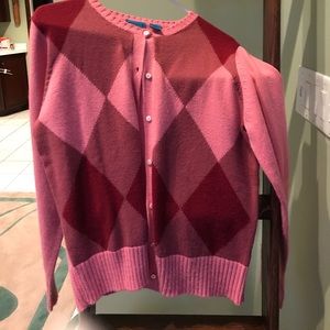Pink Button down cardigan size L