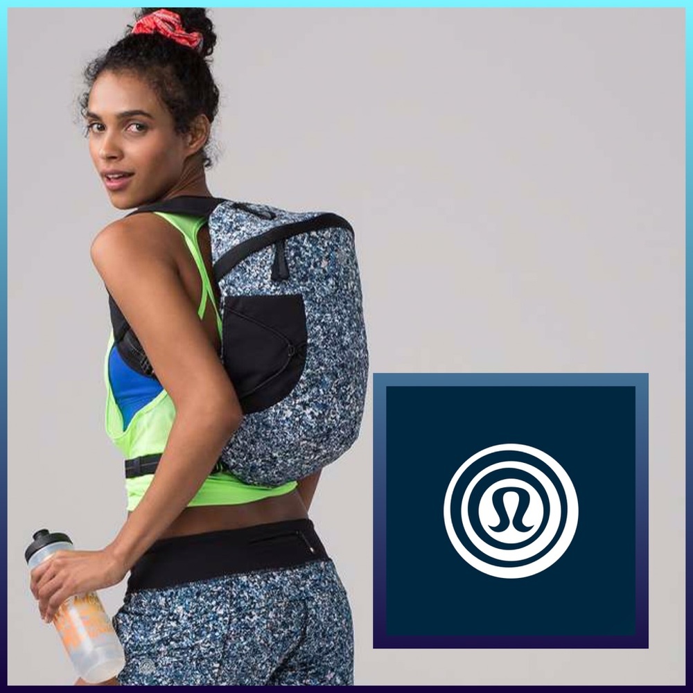 NWT Lululemon SeaWheeze Run All Day Backpack blue