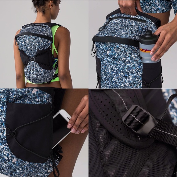 NWT Lululemon SeaWheeze Run All Day Backpack blue - Picture 4 of 8