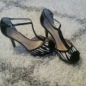 Animal Print Platform Heels