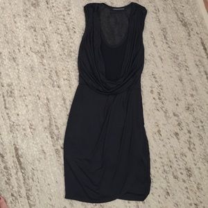Sexy black dress with mesh lining