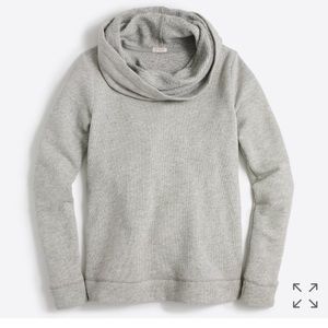 Jcrew funnel neck sweatshirt.  Grey medium