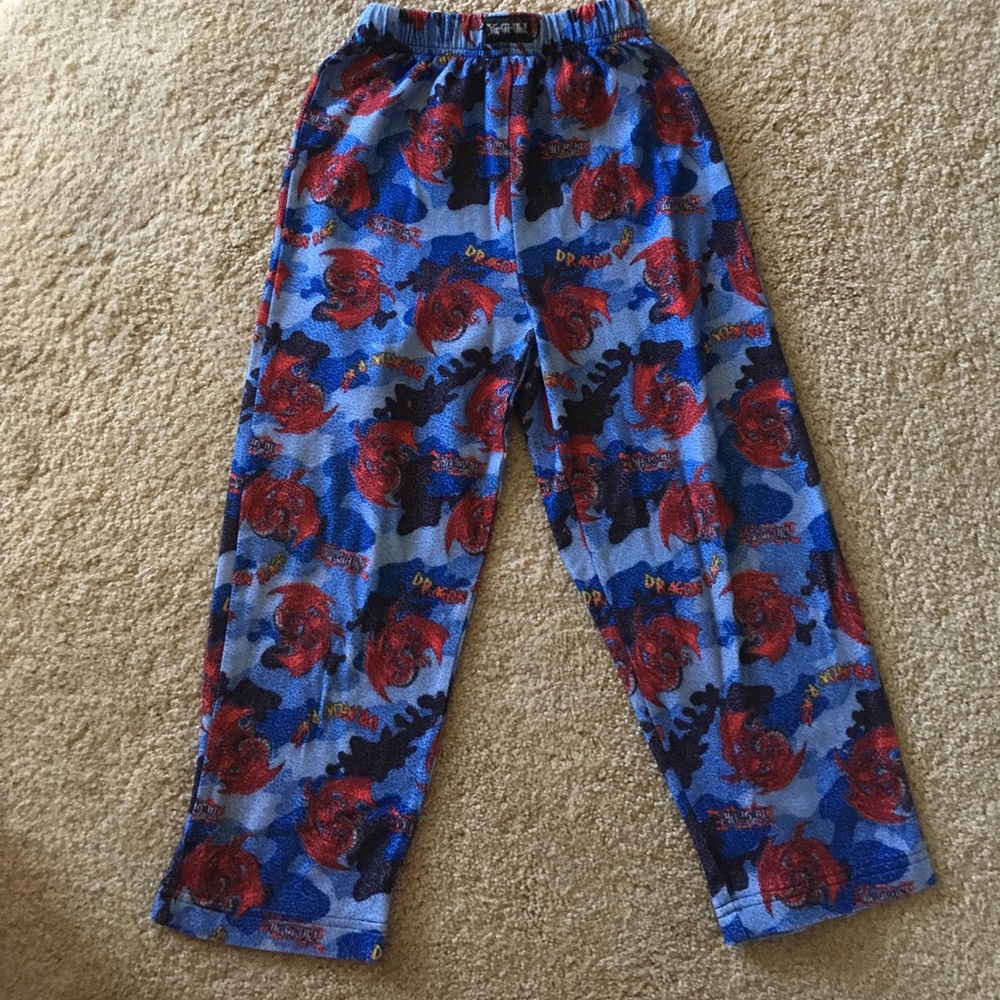 Yu-Gi-Oh! Boys Size 6/7 pajama bottoms