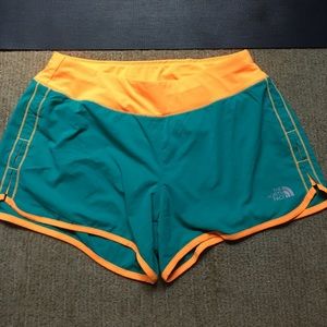 North Face Lined Running Shorts
