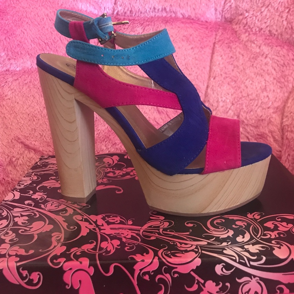 Colorful stiletto heels