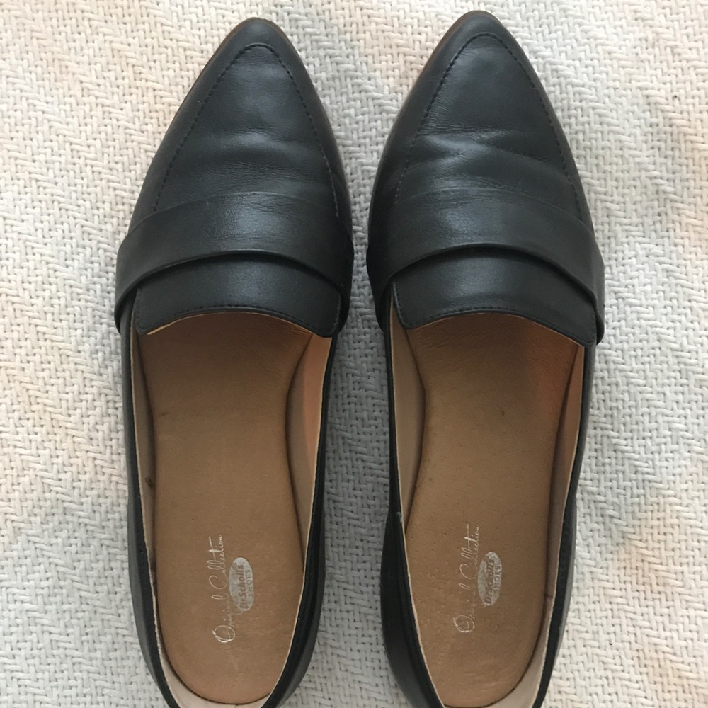 Black Leather Loafers