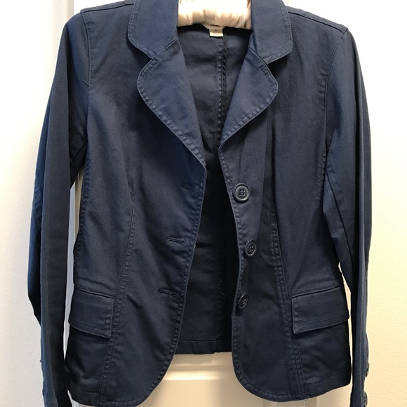 Talbot's Stretch Cotton Blazer - Picture 1 of 1