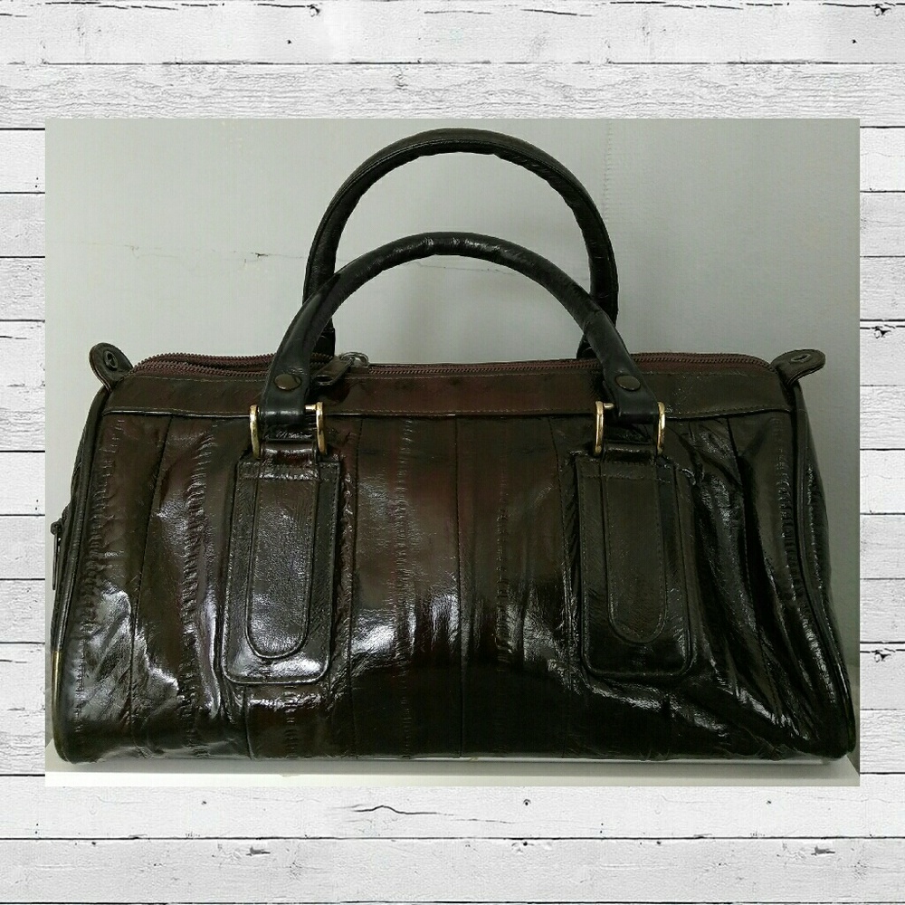 🎈 Sale Vintage 🌸Baguette EEL Skin Bag.