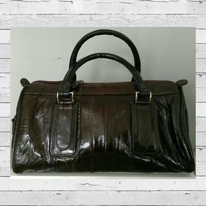 🎈 Sale Vintage 🌸Baguette EEL Skin Bag.