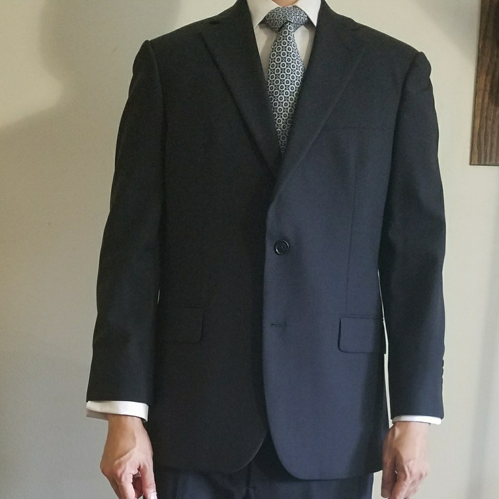 Brooks brothers navy blue suit