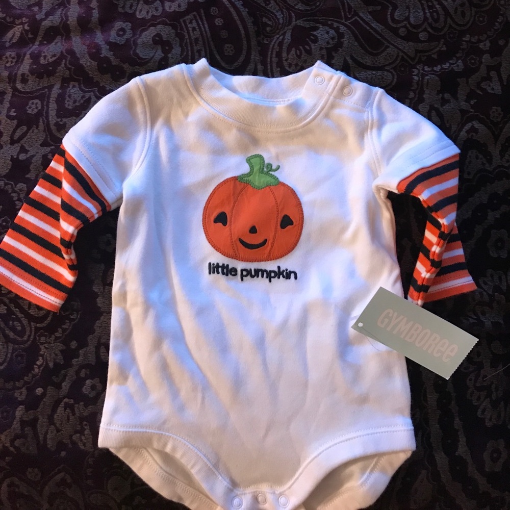 0-3 mo Gymboree Pumkin Onsie