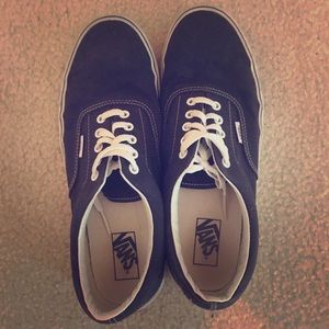 Navy Blue Vans Size 11