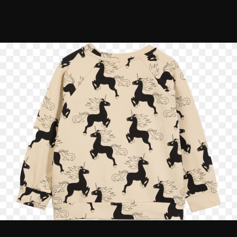Mini Rodini sweatshirt - unicorns!