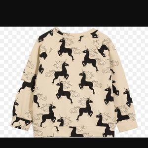 Mini Rodini sweatshirt - unicorns!