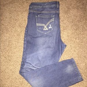Mid Wash Plus Size Skinny Jeans
