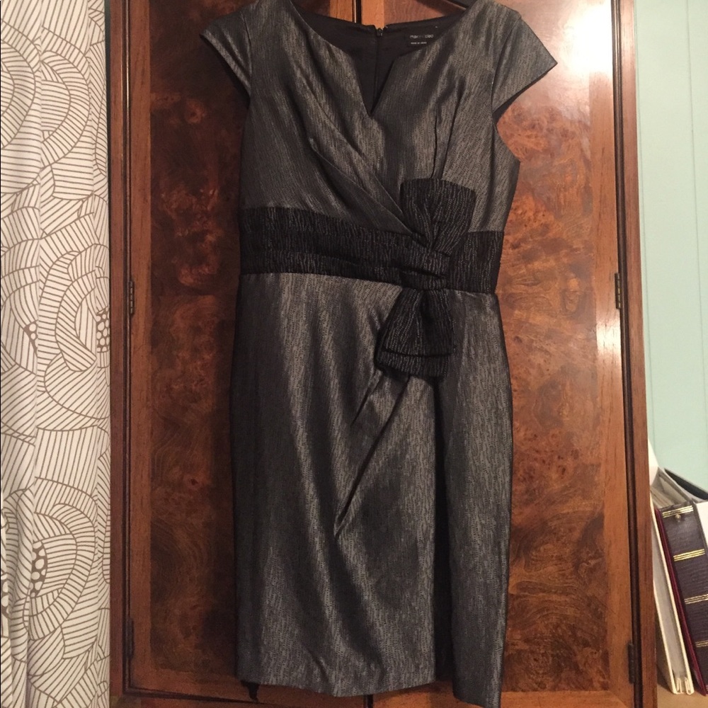 Max & Cleo Metallic sheath dress