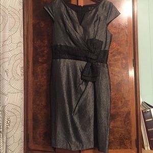 Max & Cleo Metallic sheath dress