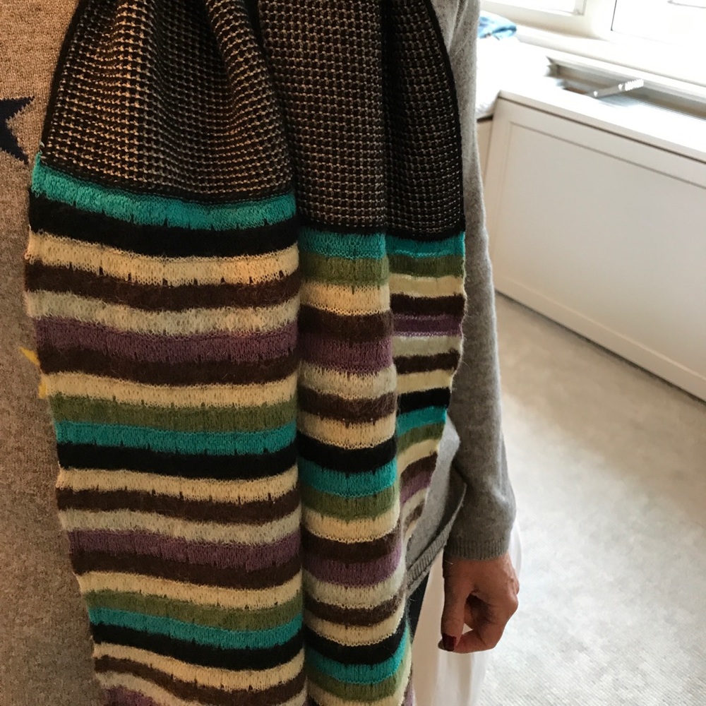 Warm wool scarf