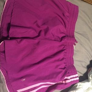 Purple danskin shorts medium