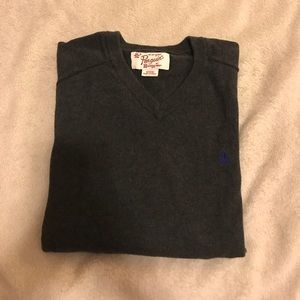 Penguin Munsingwear Medium Charcoal V-Neck Sweater