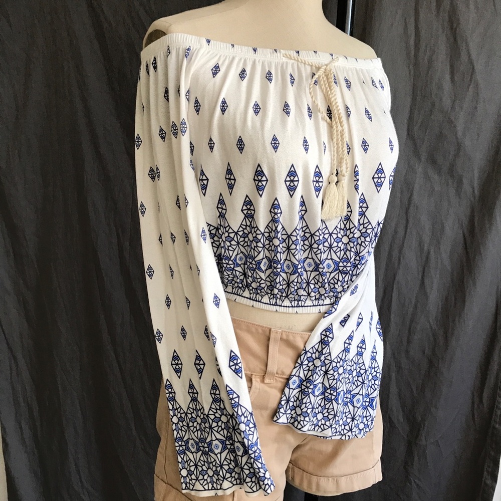 Boho H&M Off the Shoulder Top