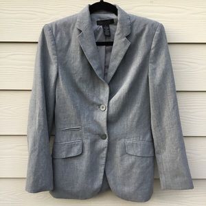THE LIMITED stretch Gray suit blazer size S