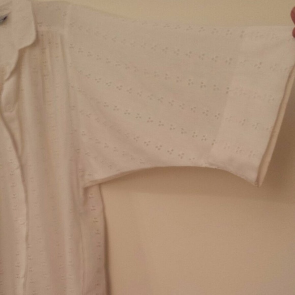 White chicken embroidered loose style overall - Picture 2 of 8