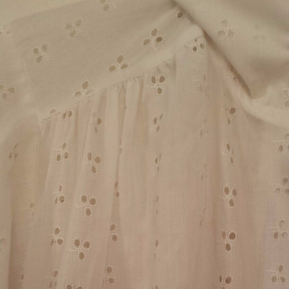 White chicken embroidered loose style overall - Picture 5 of 8