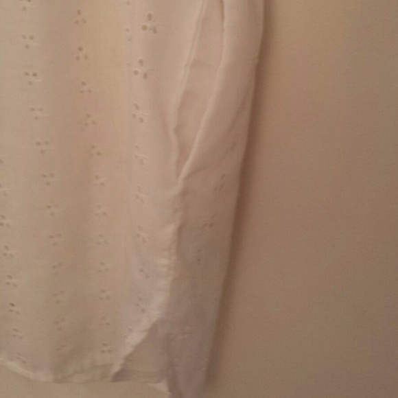 White chicken embroidered loose style overall - Picture 4 of 8