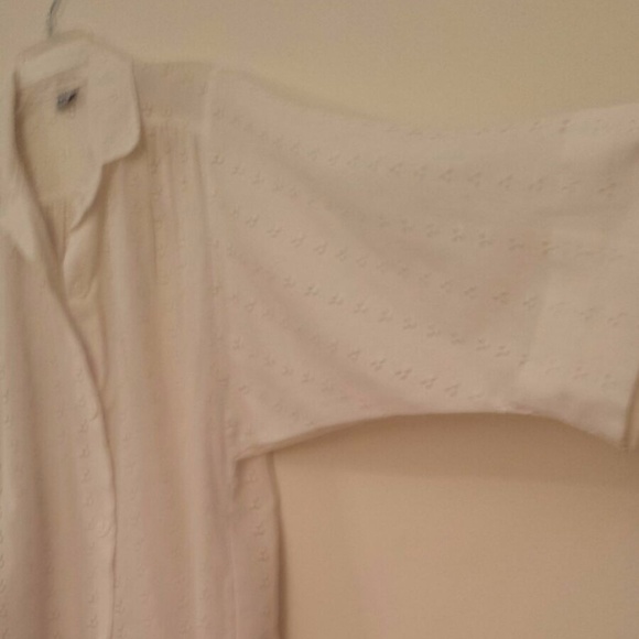 White chicken embroidered loose style overall - Picture 3 of 8